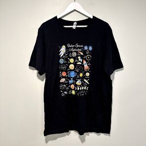 Outer Space Alphabet Graphic Tee